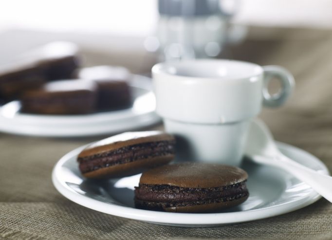 Macarons chocolat