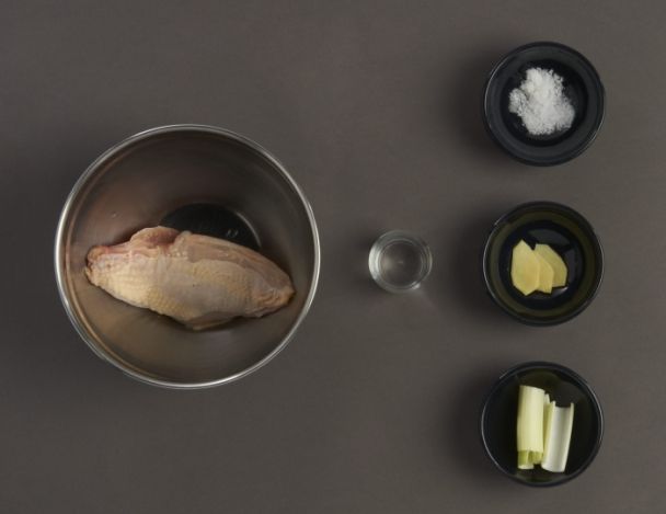 Préparation et cuisson du poulet