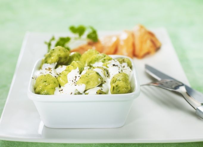 Gnocchis de pomme de terre, crème de mascarpone