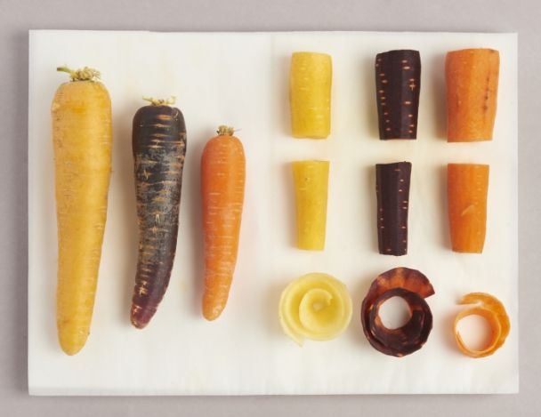 Préparation des fleurs de carottes