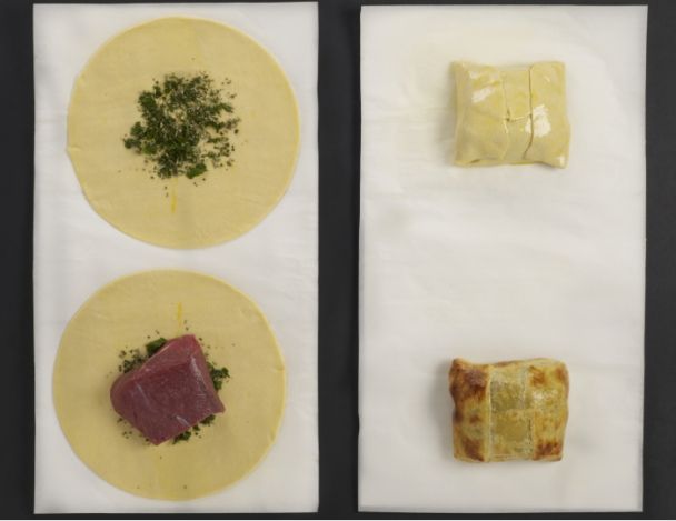 Préparation du bœuf et cuisson 