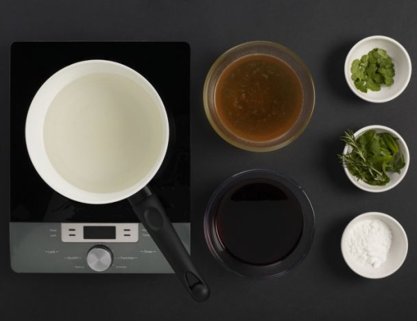Préparation de la sauce