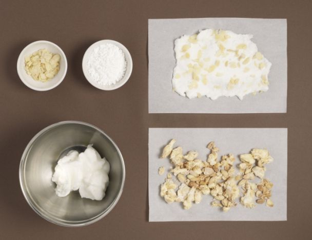 Préparation et cuisson des amandes