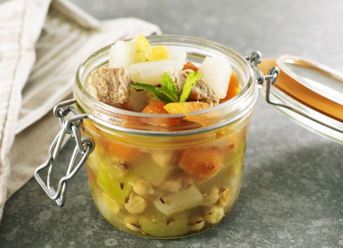 Agneau et légumes à la marocaine
