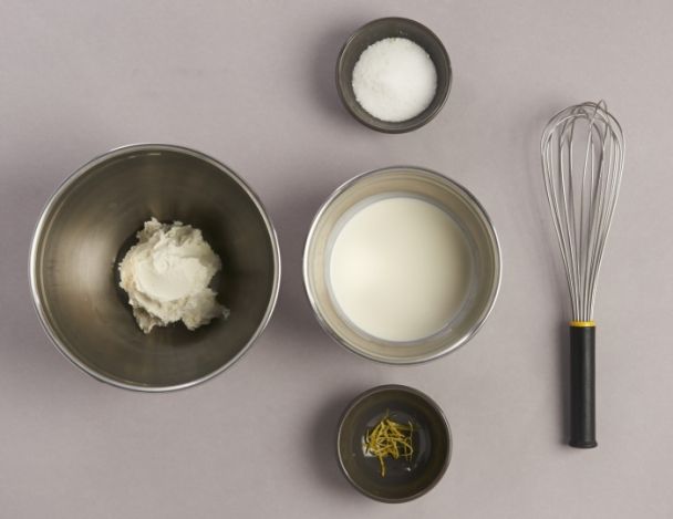 Préparation de la crème mascarpone