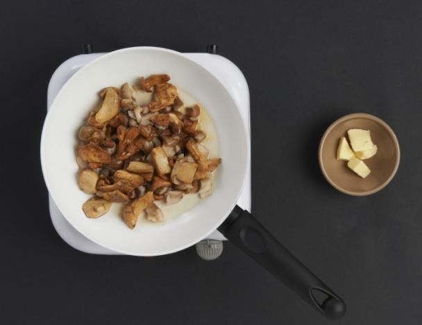 Cuisson des champignons