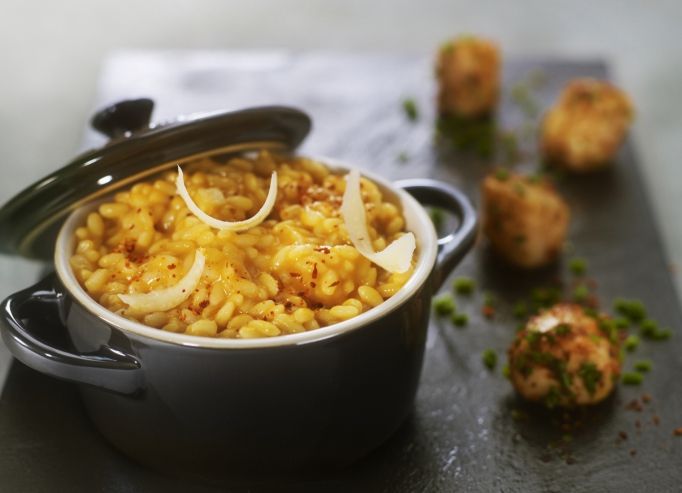 Risotto aux crustacés