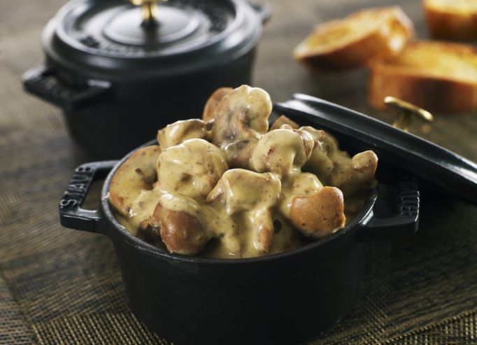 Rognons de veau moutarde