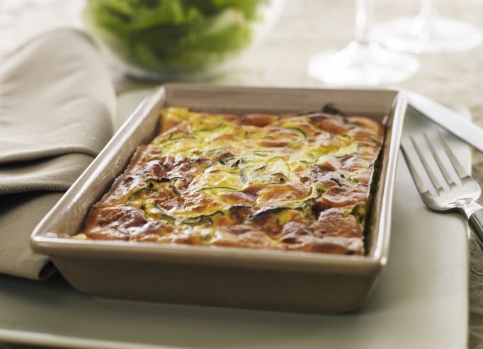 Gratin de courgettes au fromage frais