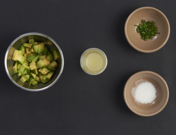 Préparation de l'onctueux d'avocat