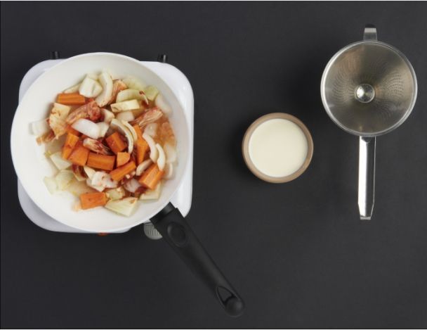 Préparation de l'espuma de crustacés