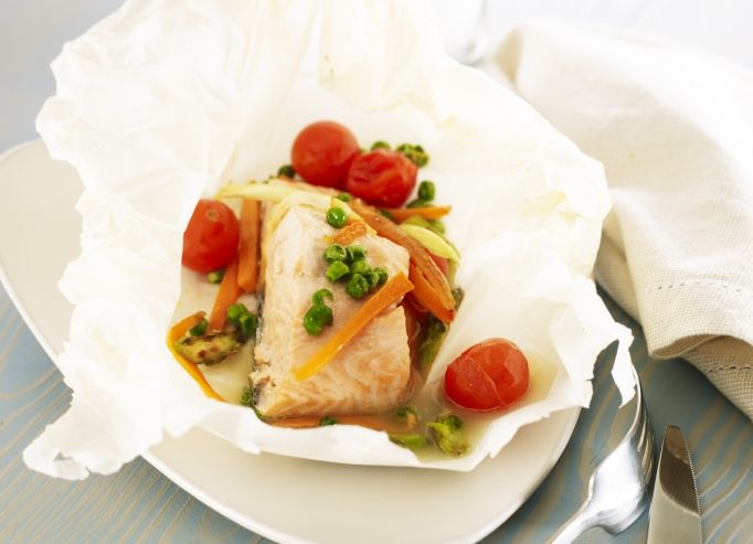 Saumon en papillote
