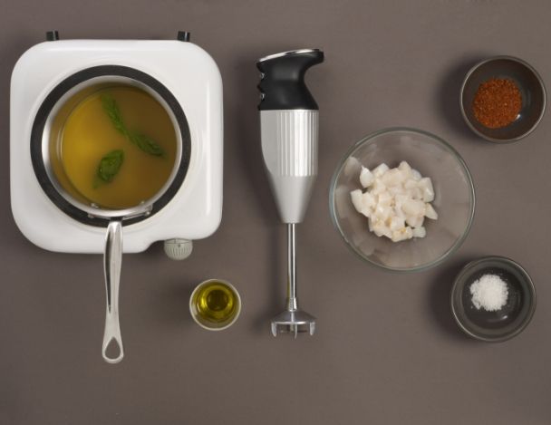 Préparation des St Jacques et des oranges