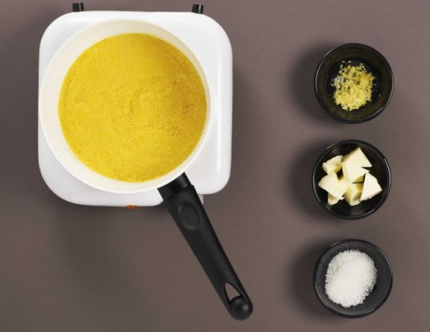 Préparation de la polenta