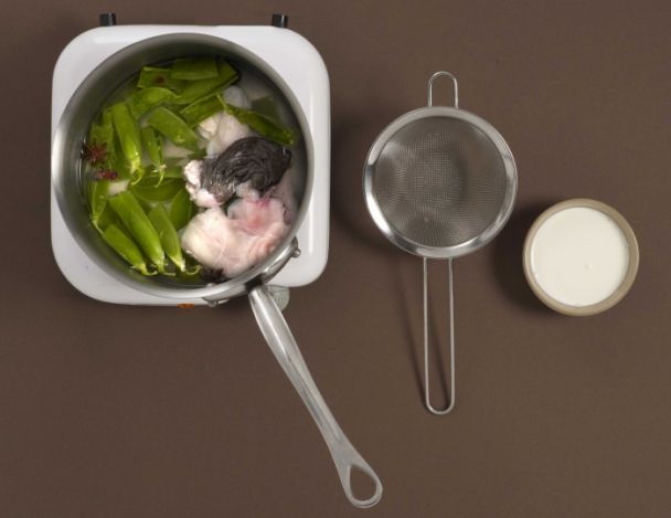 Confection du bouillon