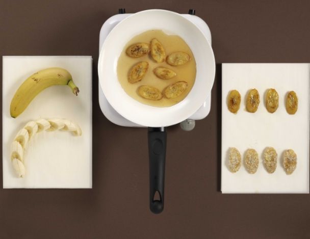 Préparation des bananes