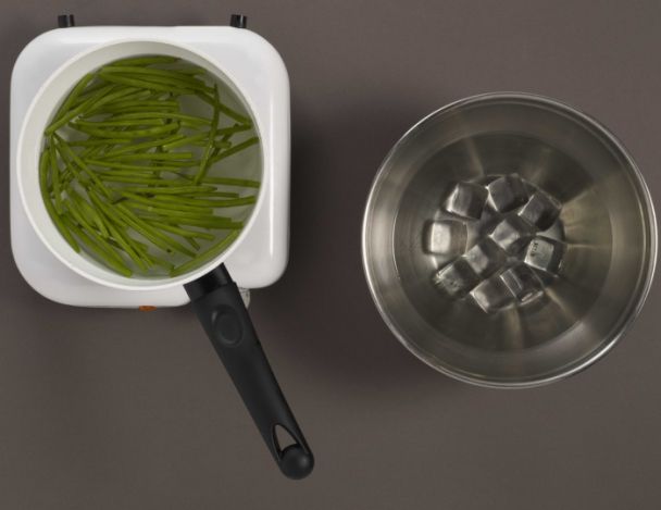 Préparation des haricots