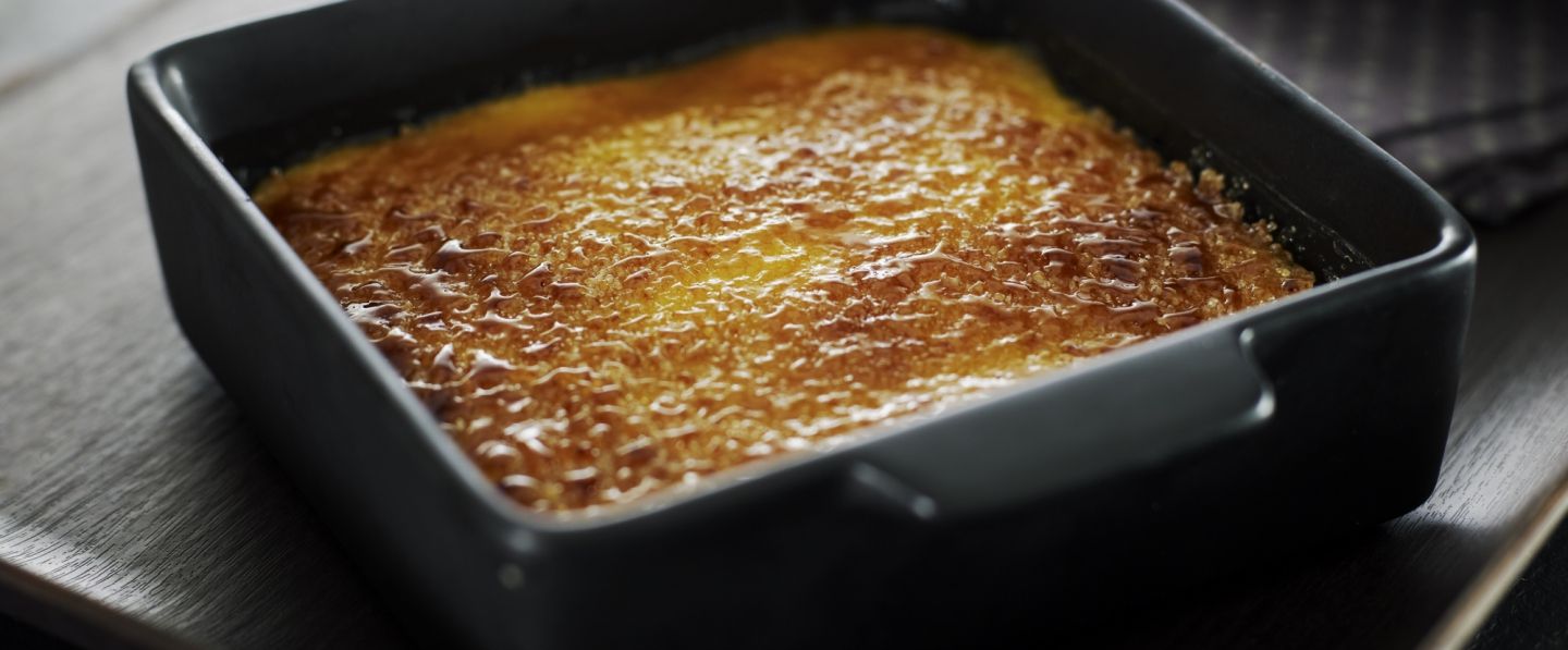 Crème brûlée à la vanille 
