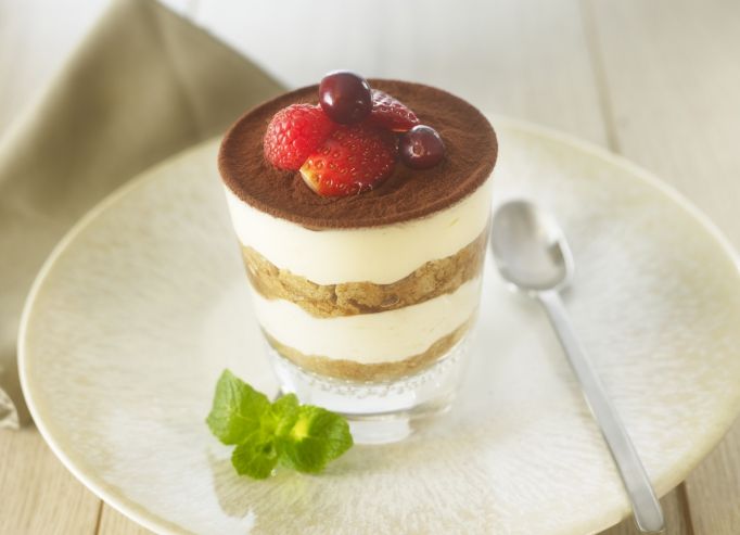 Tiramisu aux fruits rouges