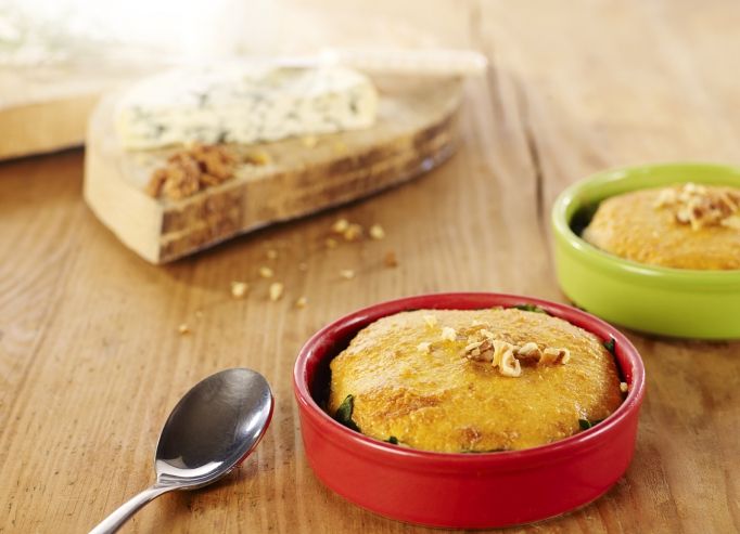 Tartelettes aux épinards et à la fourme
