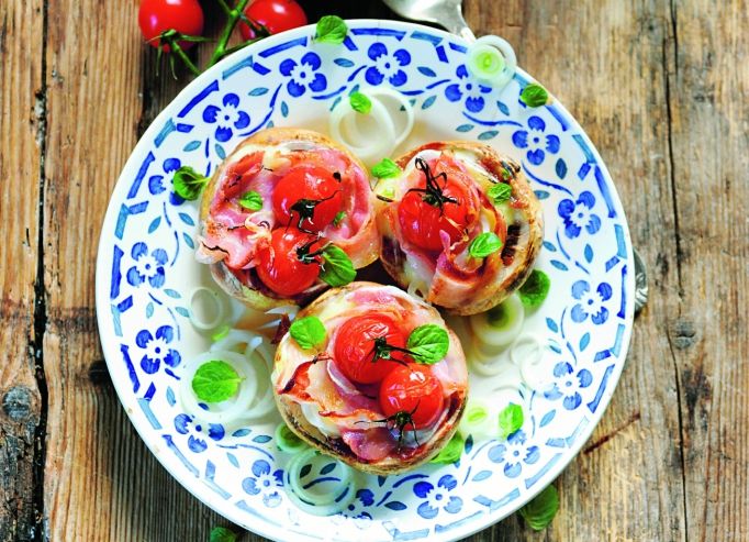 Champignon comme une pizza