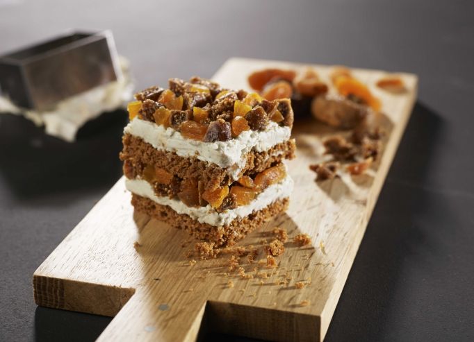 Bouchées de pain d'épices et fruits secs